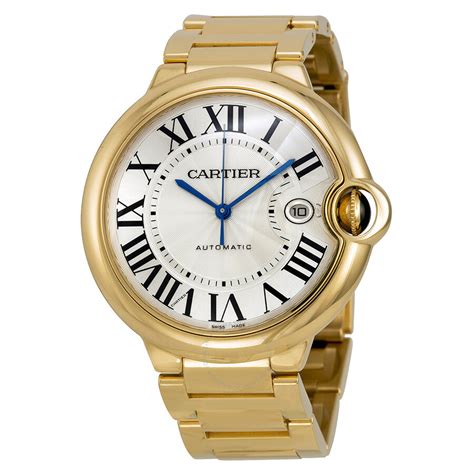 cartier watch silver and gold|cartier 18k gold watch models.